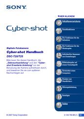 Sony Cyber-shot DSC-T20 Handbuch