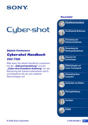 Sony Cyber-shot DSC-T300 Handbuch