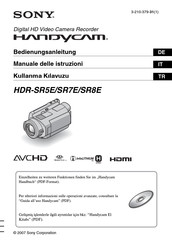 Sony Handycam HDR-SR7E Bedienungsanleitung