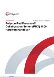 Polycom RealPresenceCollaboration Server 1800 Hardwarehandbuch