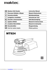 Maktec MT924 Betriebsanleitung