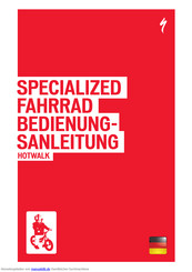 Specialized Hotwalk Bedienungsanleitung