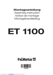 Hulsta ET 1100 Montageanleitung