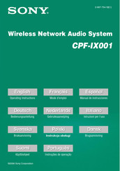 Sony CPF-IX001 Bedienungsanleitung