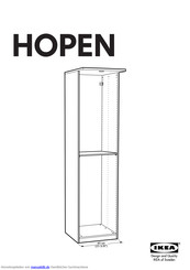 IKEA HOPEN Montageanleitung