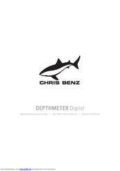 Chris Benz Depthmeter Digital Bedienungsanleitung