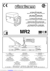 Mecc Alte MR2 Serie Handbuch