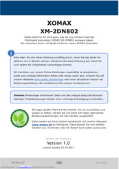 Xomax XM-2DN802 Handbuch