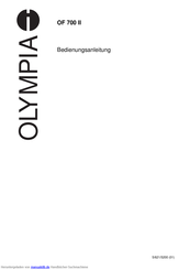 Olympia OF 700 II Bedienungsanleitung