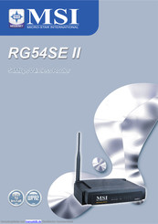MSI RG54SE II Handbuch