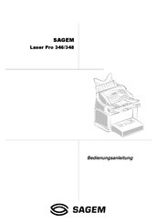 Sagem Laser Pro 348 Bedienungsanleitung