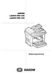 Sagem Laser Pro 356 Bedienungsanleitung