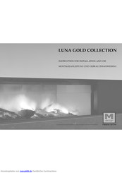 M-Design Luna Gold Collection Montageanleitung