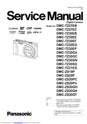 Panasonic DMC-ZS20GH Servicehandbuch