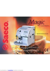 Saeco Magic Comfort+ SUP012 DE Bedienungsanleitung