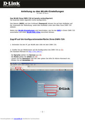 D-Link DWR-720 Rev.B Anleitung