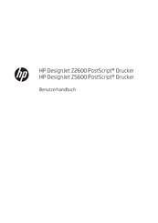 HP DesignJet Z5600 PostScript Benutzerhandbuch
