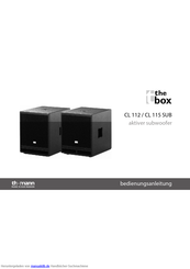 The box CL 115 SUB Bedienungsanleitung