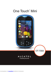 Alcatel OT-708A Bedienungsanleitung