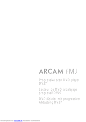 Arcam DV27 Benutzerhandbuch