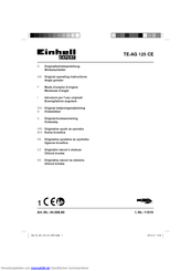 EINHELL Expert TE-AG 125 CE Originalbetriebsanleitung