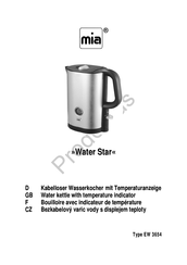 MIA EW 3654 Handbuch