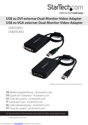 StarTech.com USB2DVIE3 Bedienungsanleitung