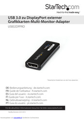 StarTech.com USB32DPPRO Bedienungsanleitung