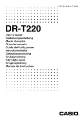 Casio DR-T220 Bedienungsanleitung