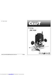 Power Craft PBF-1050E Benutzerhandbuch