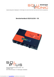 Solutronic SOLPLUS 80 Benutzerhandbuch