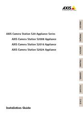 Axis S2008 Appliance Installationsanleitung