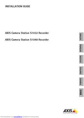 Axis S1032 Installationsanleitung
