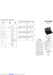 Olympia LCD-1010E Handbuch