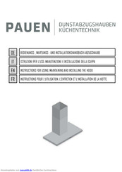 Pauen Alessia Bedienungs-, Wartungs- Und Installationshandbuch
