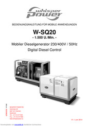 Whisper Power W-SQ20 Installationsanleitung