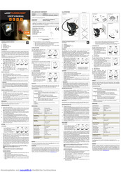 Quintezz Floodlight sensor 20W Benutzerhandbuch