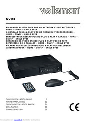 Velleman NVR3 Kurzanleitung
