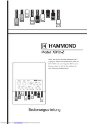Hammond XMc-2 Bedienungsanleitung