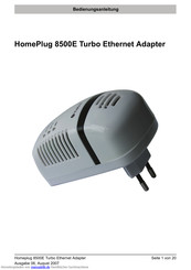 Olympia HomePlug 8500E Turbo Bedienungsanleitung