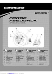 Thrustmaster FORCE FEEDBACK Schnellstartanleitung