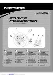 Thrustmaster FORCE FEEDBACK Schnellstartanleitung