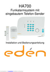 Eden HA700R Installations- Und Bedienungsanleitung