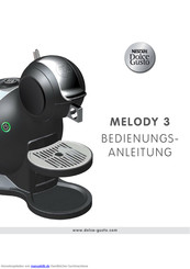Krups Nescafe Dolce Gusto Melody 3 Bedienungsanleitung