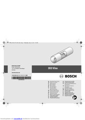 Bosch IXO Vino Originalbetriebsanleitung