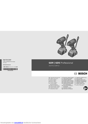 Bosch GDS Professional 18 V-LI Originalbetriebsanleitung