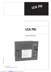 LAUER LCA 710 Handbuch