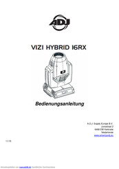 ADJ VIZI Hybrid 16RX Bedienungsanleitung