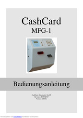 CashCard MFG-1 Bedienungsanleitung