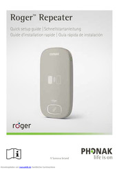 Phonak Roger Schnellstartanleitung
